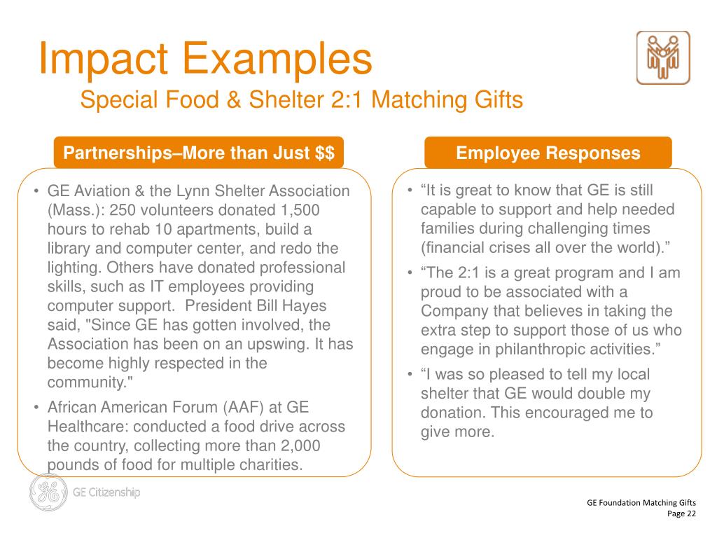 PPT GE Foundation Matching Gifts PowerPoint Presentation, free download ID3201586