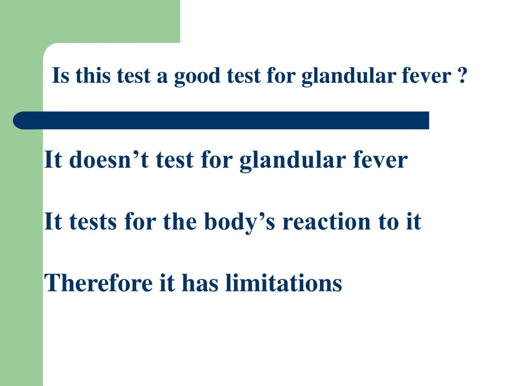 PPT Glandular Fever PowerPoint Presentation, free download ID3201650