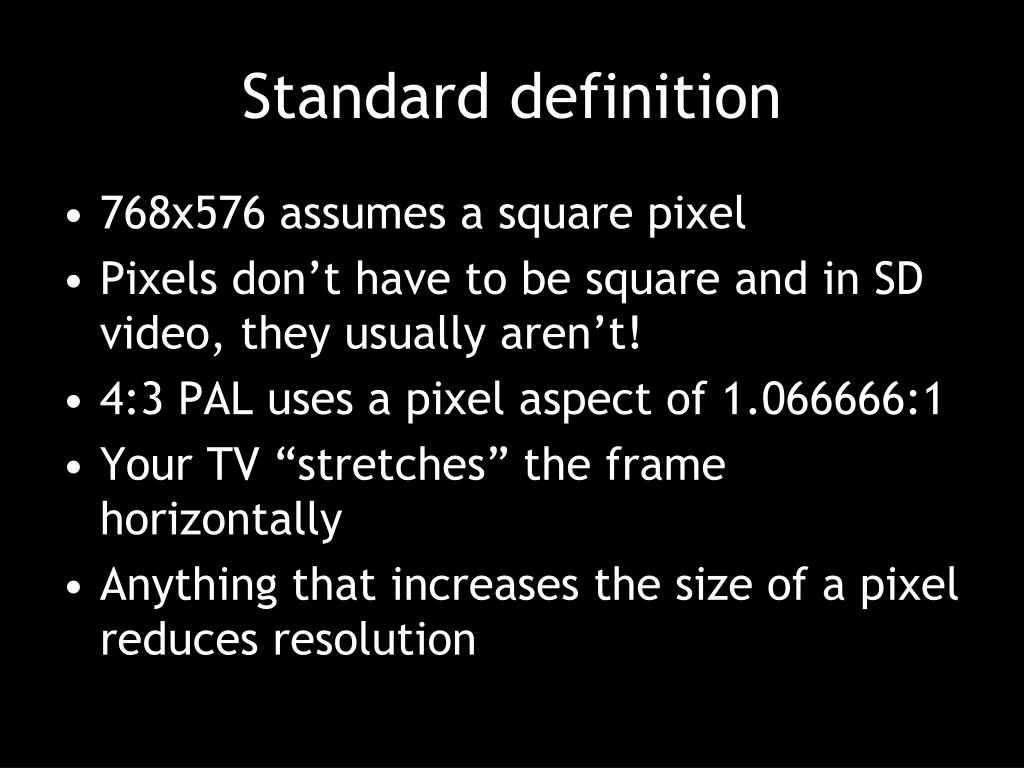 PPT High Definition Video Acquisition to Broadcast PowerPoint