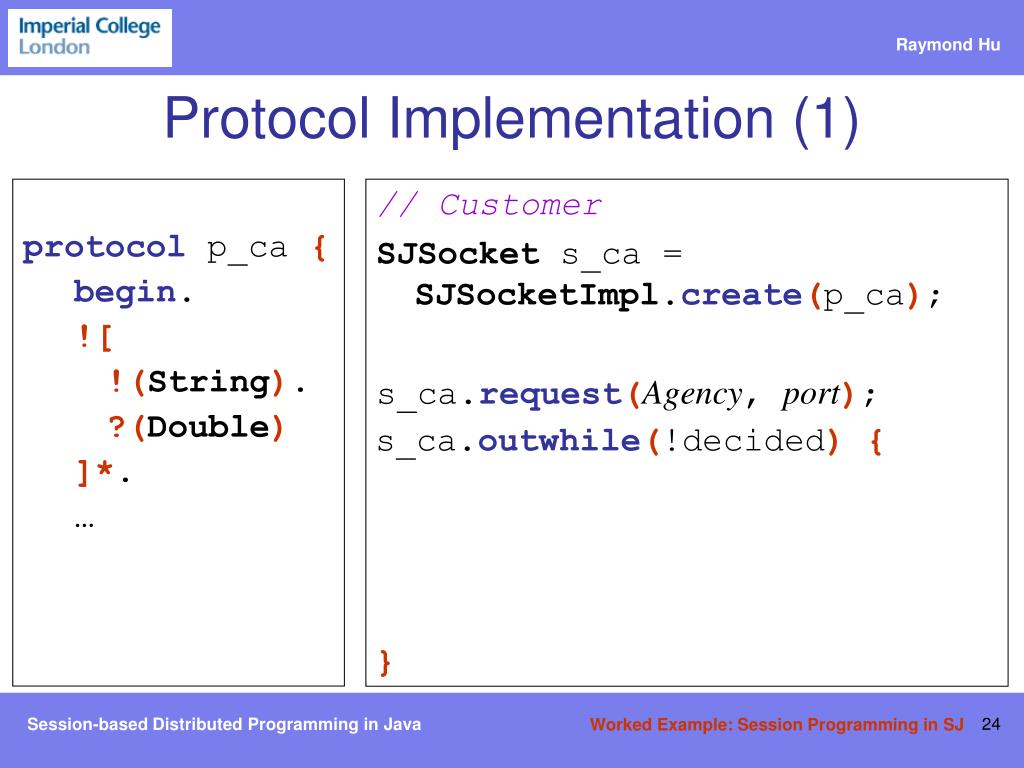 PPT Sessionbased Distributed Programming in Java PowerPoint
