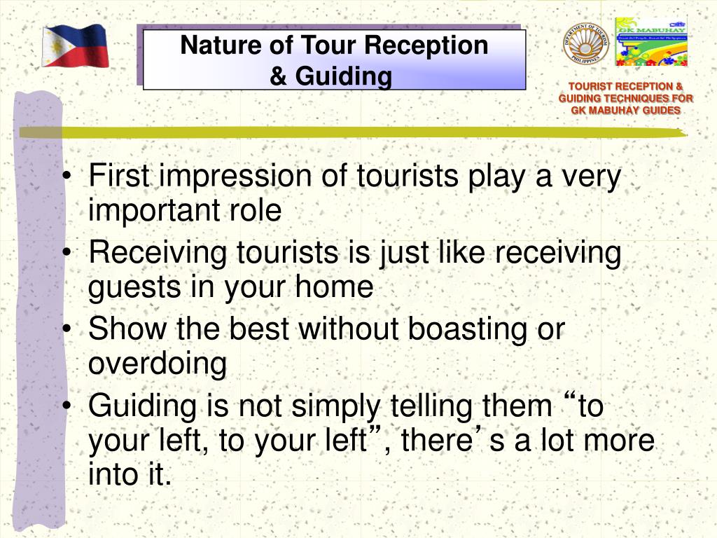 PPT Tour Guiding Techniques PowerPoint Presentation, free download