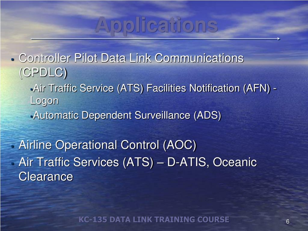 PPT KC135 Data Link Training Course PowerPoint Presentation, free