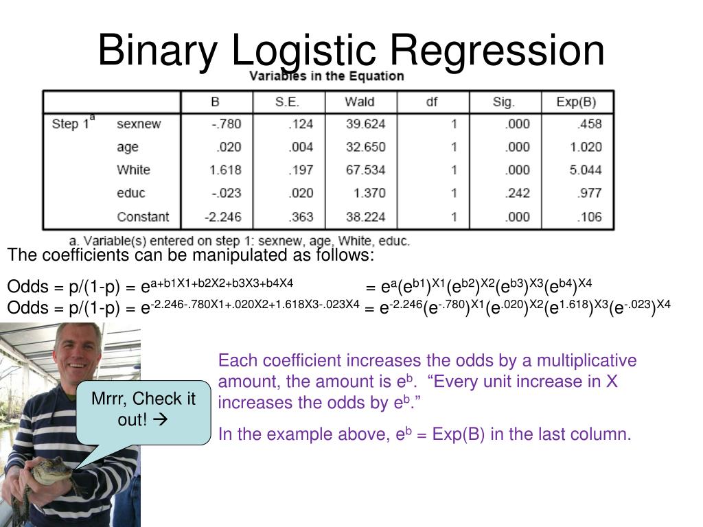 PPT Binary Logistic Regression PowerPoint Presentation, free download ID3206940