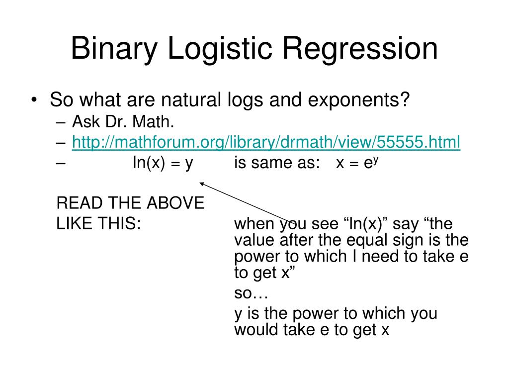 PPT Binary Logistic Regression PowerPoint Presentation, free download