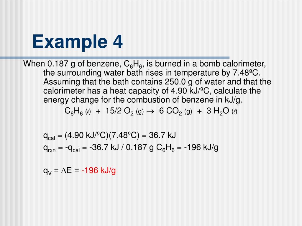 PPT Bomb Calorimetry PowerPoint Presentation, free download ID3206969