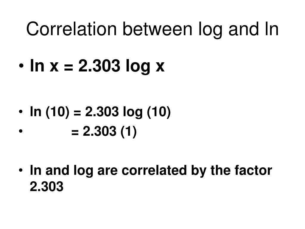 PPT Log, ln and Mathematical Operations PowerPoint Presentation, free download ID3207010