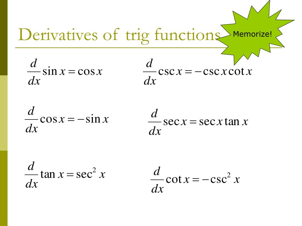 PPT Product and Quotient Rule PowerPoint Presentation, free download