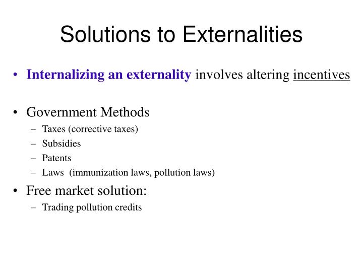 PPT Externalities PowerPoint Presentation ID3207446
