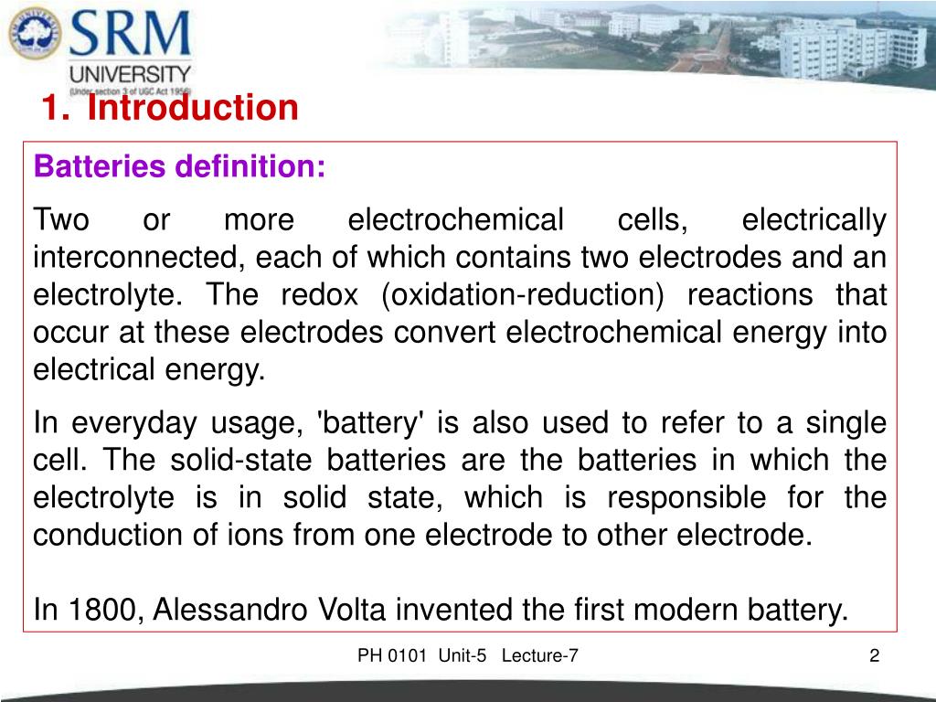 PPT Introduction Types of battery Lithium battery Liion battery