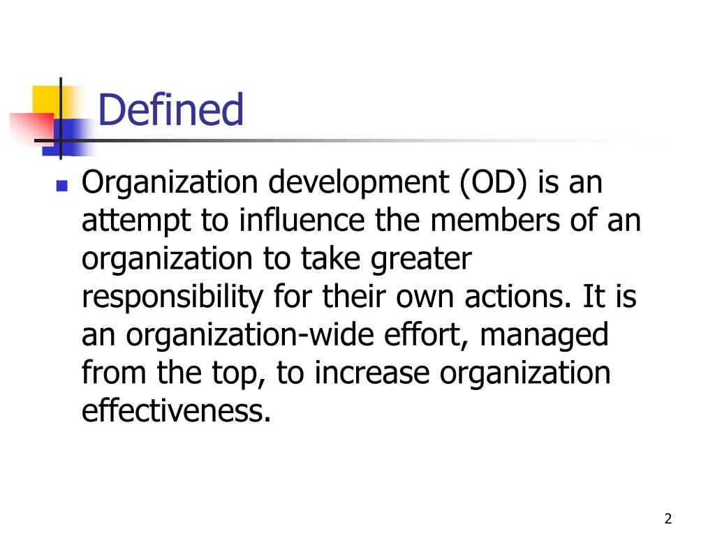 PPT Organization Development An Overview PowerPoint Presentation