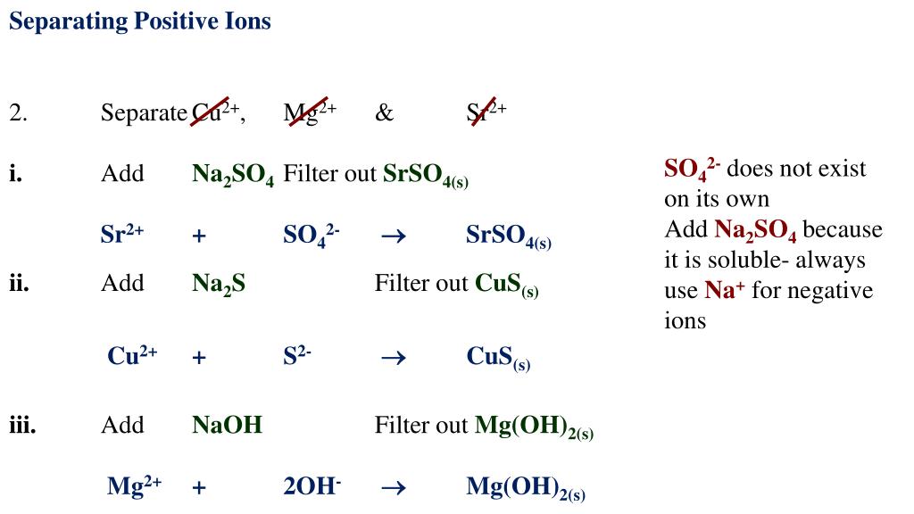 PPT Solubility Lesson 6 Separating Ions PowerPoint Presentation, free
