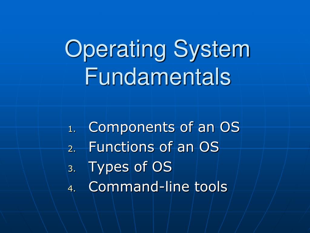 PPT Operating System Fundamentals PowerPoint Presentation, free
