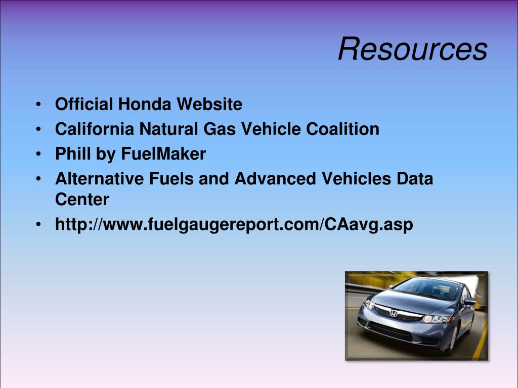 PPT Civic Hybrid vs.Civic GX NGV PowerPoint Presentation, free