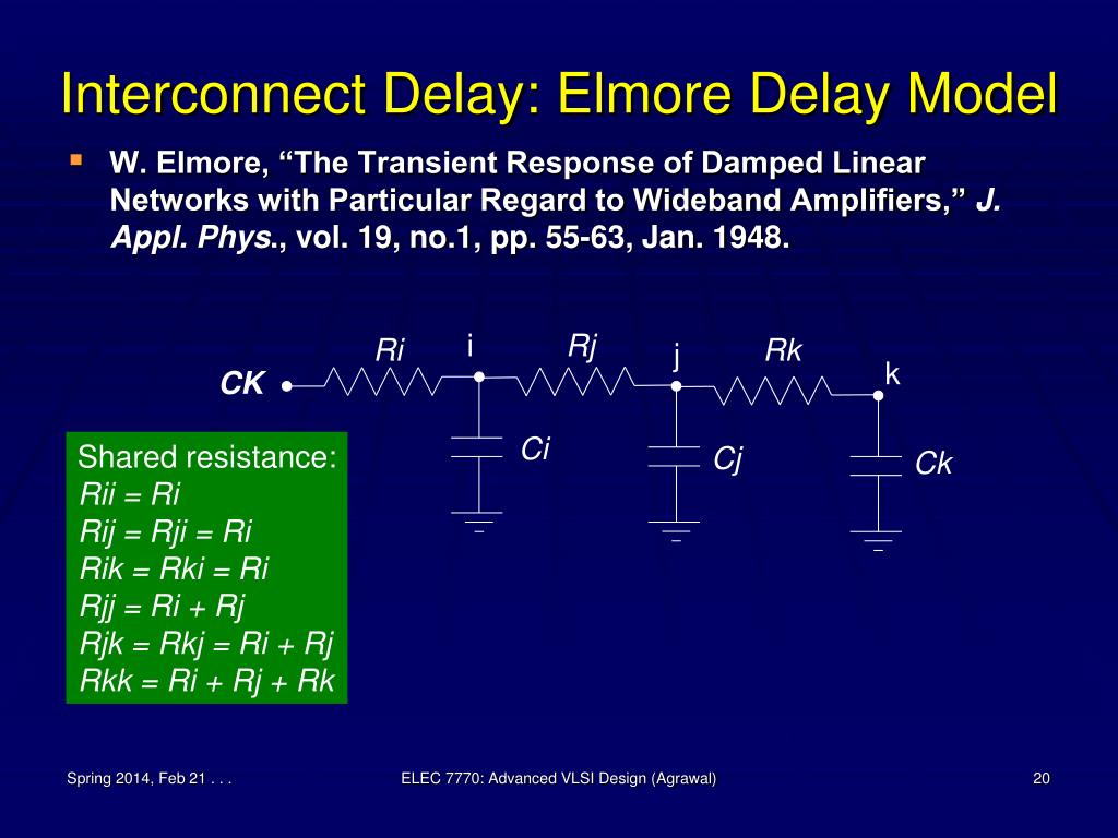 PPT ELEC 7770 Advanced VLSI Design Spring 2014 Clock Skew Problem