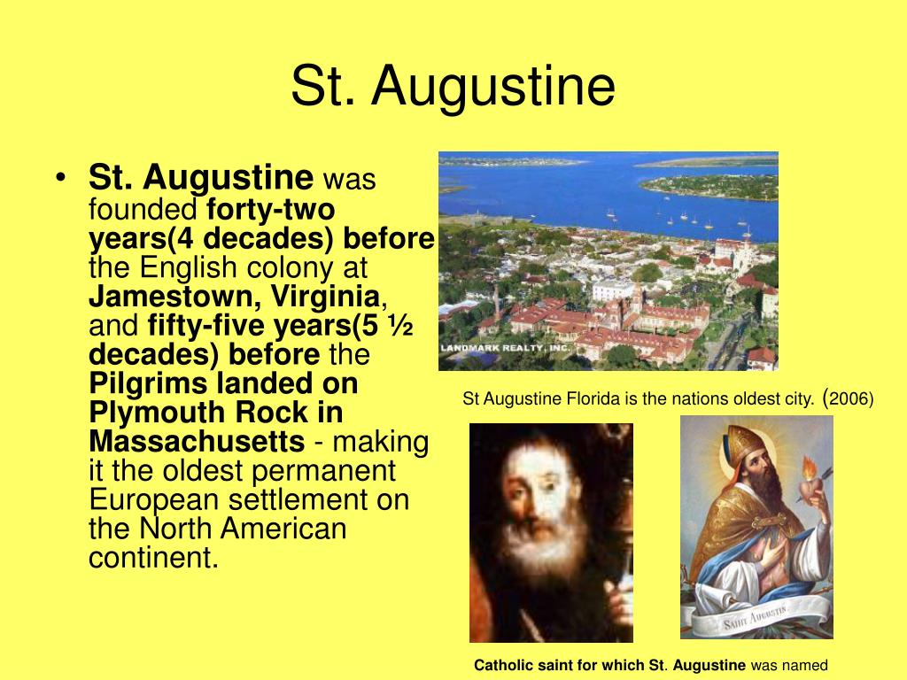 PPT St. Augustine PowerPoint Presentation, free download ID3212039
