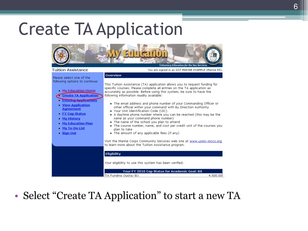 PPT Web Tuition Assistance ( WebTA ) PowerPoint Presentation, free