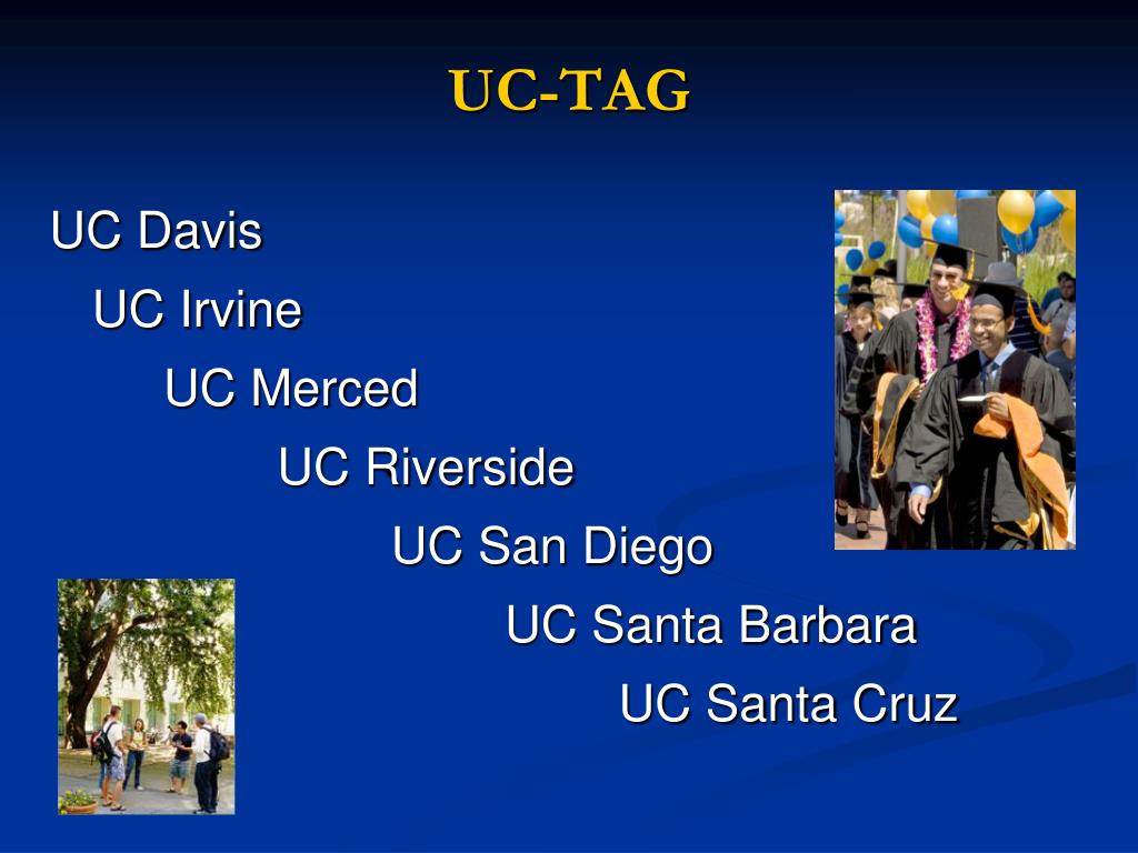 PPT UC Transfer Admission Guarantee (TAG) PowerPoint Presentation