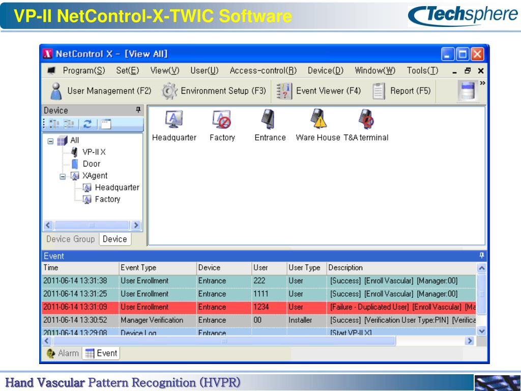 PPT VPII X TWIC Hand Vascular Pattern Recognition System PowerPoint Presentation ID3213686