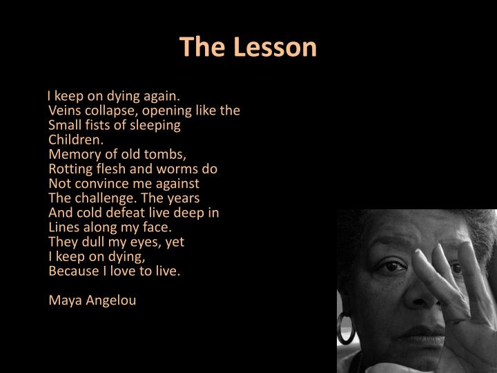 PPT Maya Angelou PowerPoint Presentation ID3215265