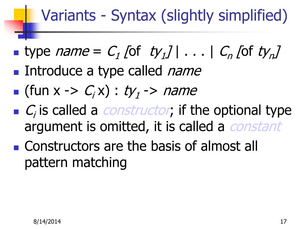 PPT Programming Languages and Compilers (CS 421) ‏ PowerPoint Presentation ID3215312