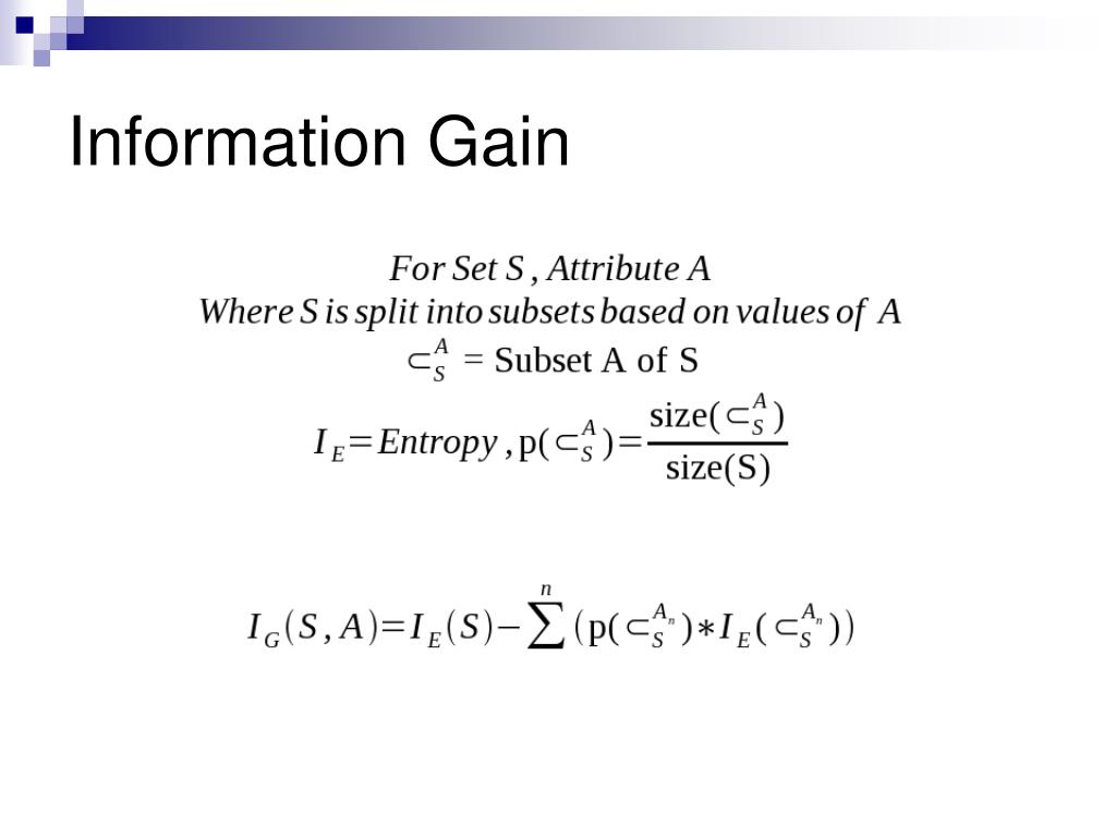 PPT ID3 Algorithm PowerPoint Presentation, free download