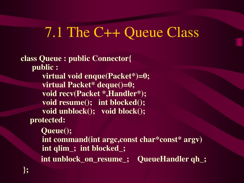 PPT Chapter 7 Queue Management and packet Scheduling PowerPoint