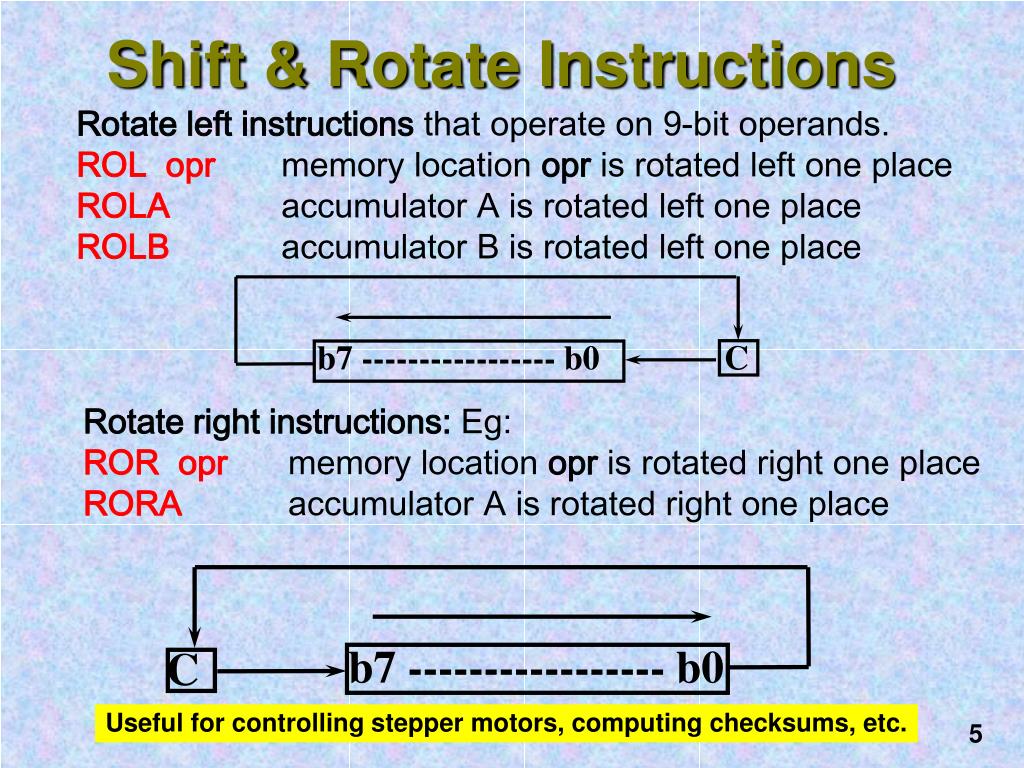 PPT Shift/Rotate, Cycle Counting, Stacks PowerPoint Presentation
