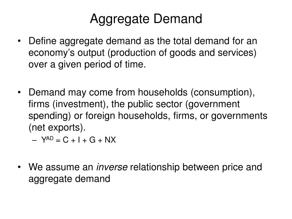 PPT Aggregate Demand and Supply PowerPoint Presentation, free