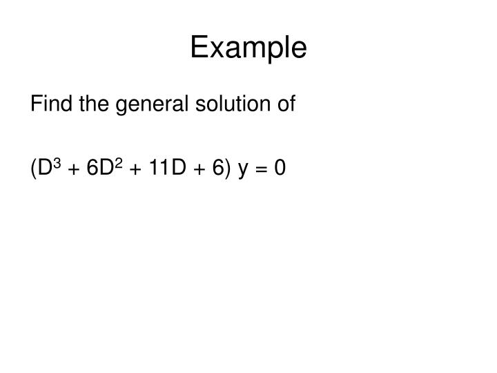 PPT Homogeneous Linear Differential Equations with Constant
