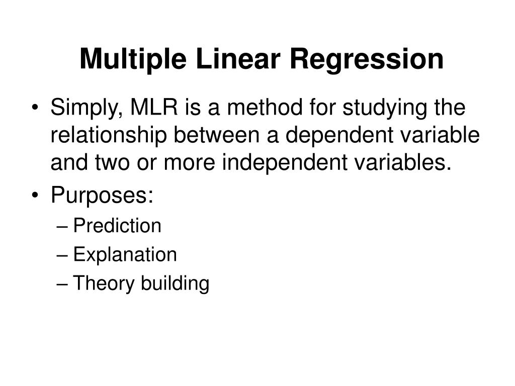 PPT Multiple Linear Regression PowerPoint Presentation, free download PPT Multiple Linear Regression PowerPoint Presentation, free download