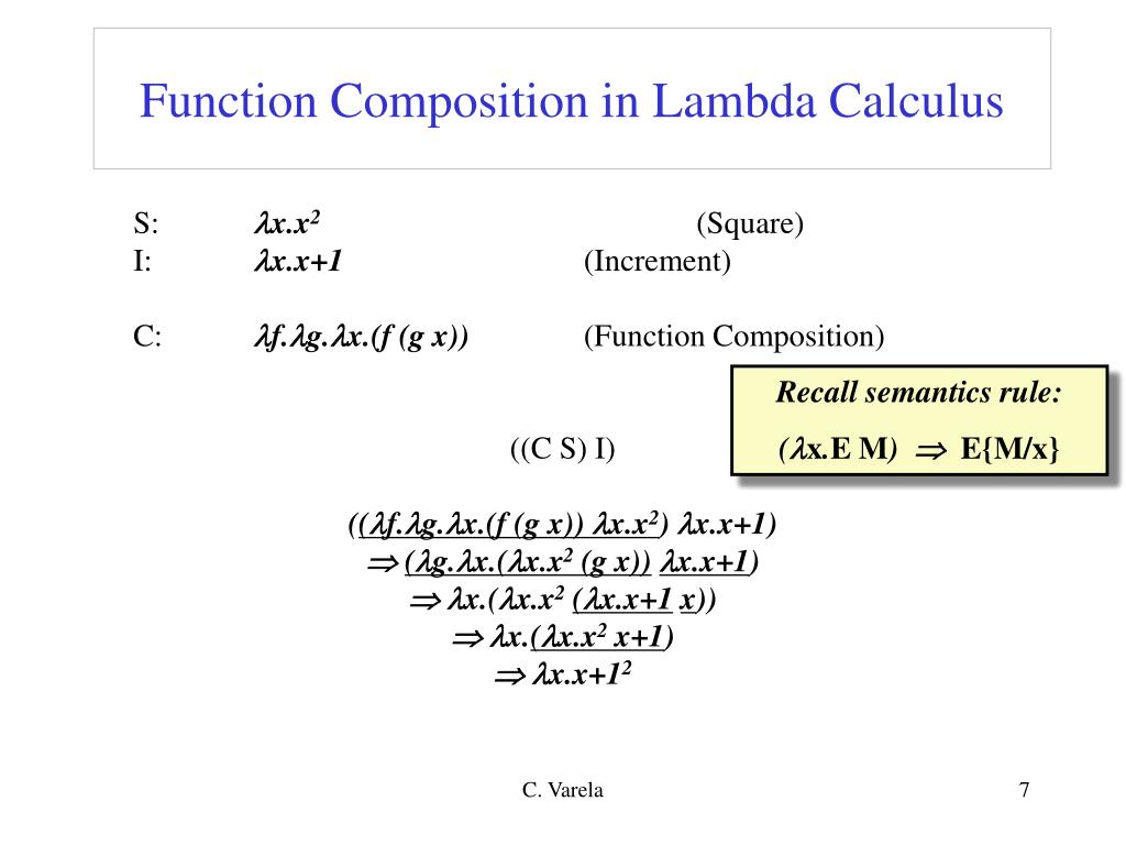 PPT Chapter 2 Lambda Calculus PowerPoint Presentation, free download