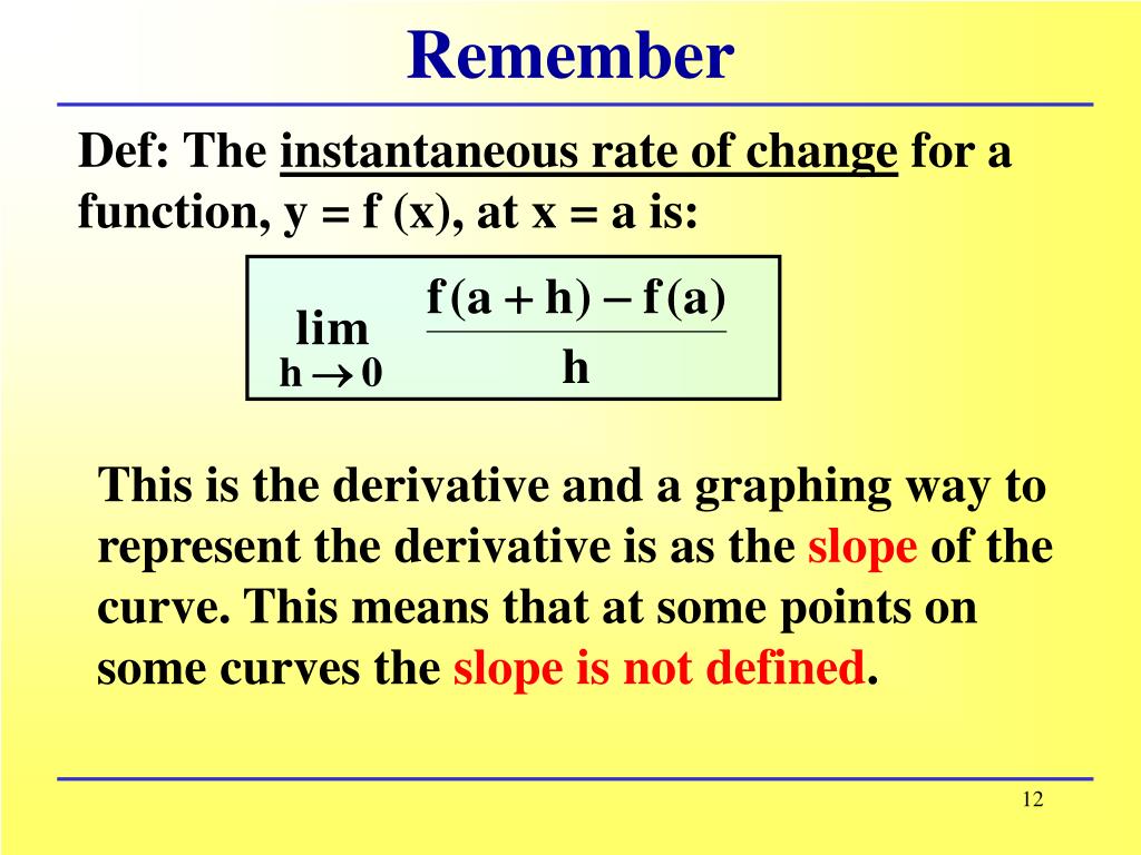 PPT §2.3 The Chain Rule and Higher Order Derivatives PowerPoint
