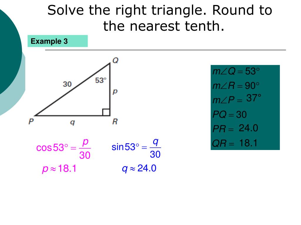 PPT Solving Right Triangles PowerPoint Presentation, free download
