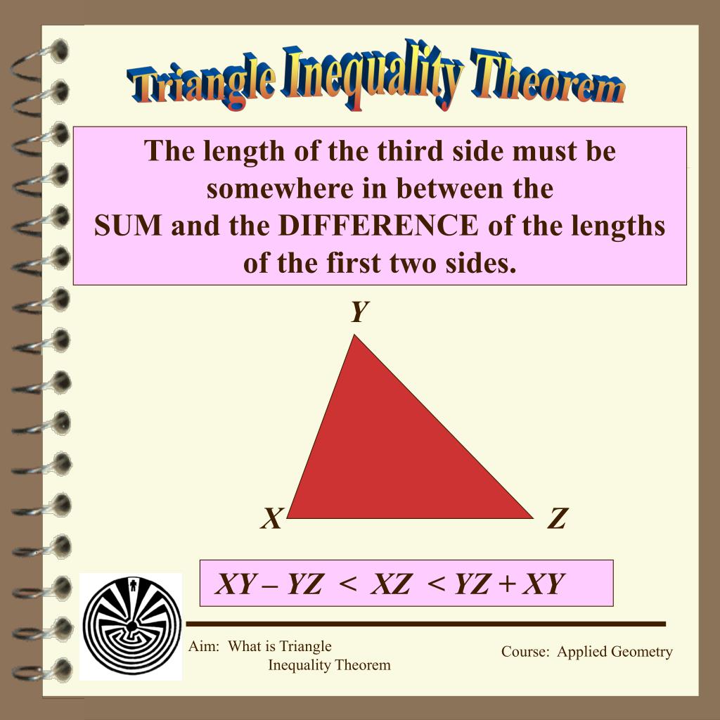 PPT Aim What is Triangle Inequality? PowerPoint Presentation, free