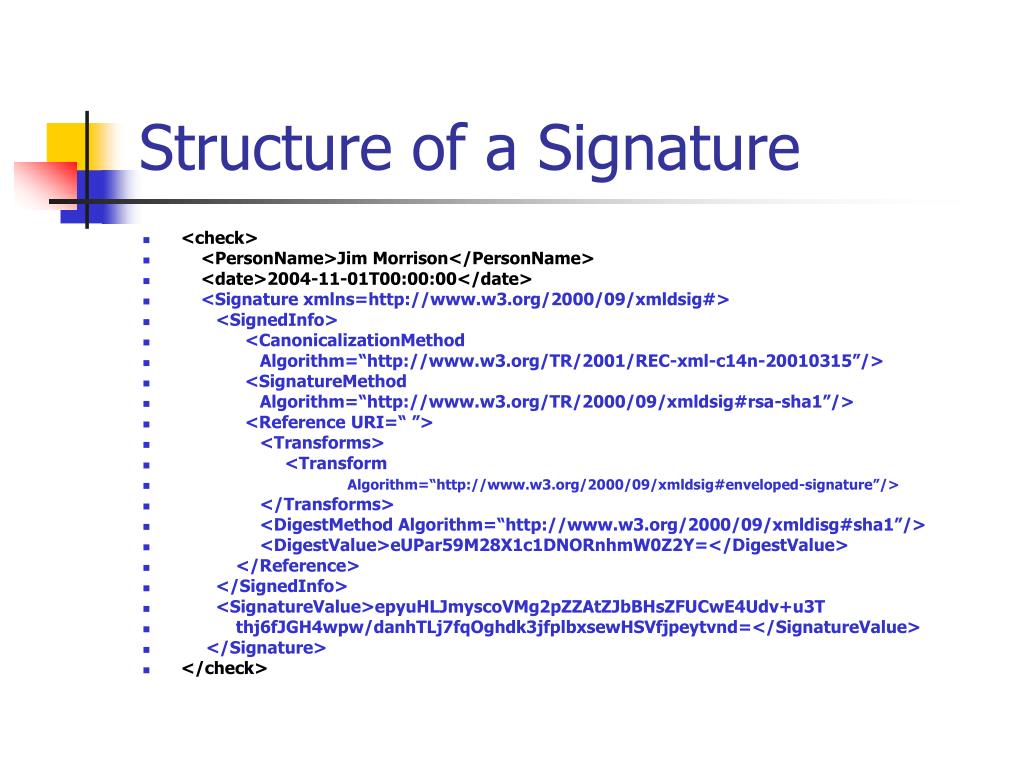 PPT XML DIGITAL SIGNATURE PowerPoint Presentation, free download ID
