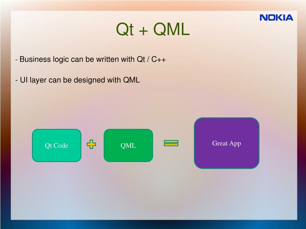PPT Simplified Developer Experience with QML PowerPoint Presentation