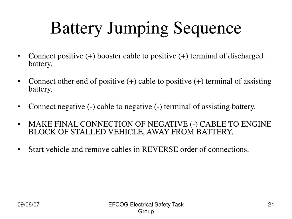 PPT Battery Safety and Handling EFCOG Electrical Safety Task Group