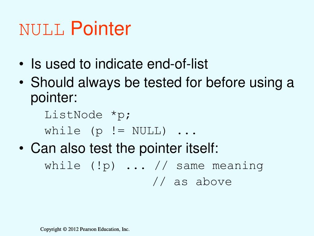 Null Pointer Dereference In Linked List at Katharine Shy blog