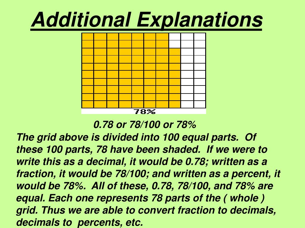 PPT Decimals, Fractions, and Percents PowerPoint Presentation, free