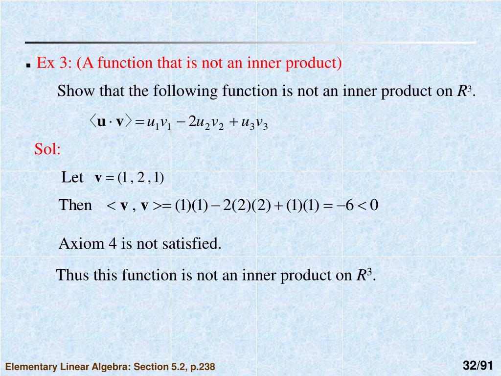 PPT CHAPTER 5 INNER PRODUCT SPACES PowerPoint Presentation, free