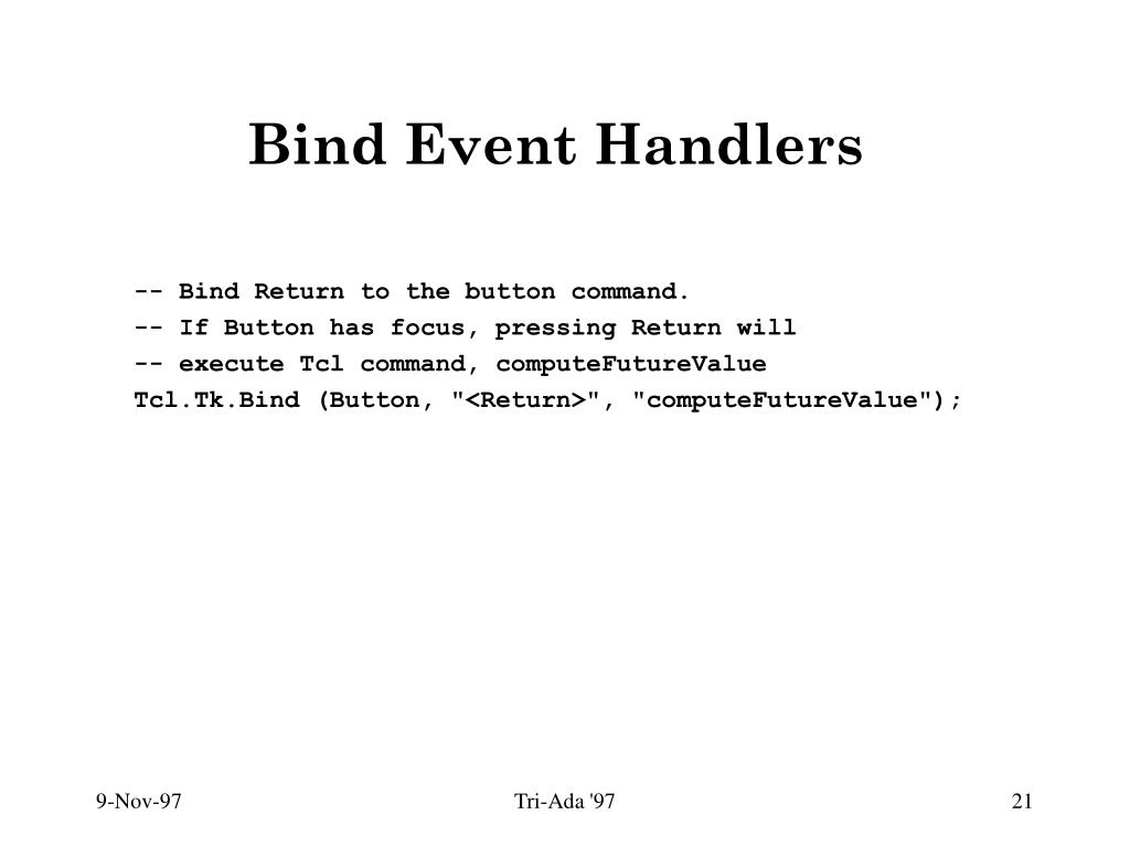 PPT TASH An Alternative to the Windows API PowerPoint Presentation
