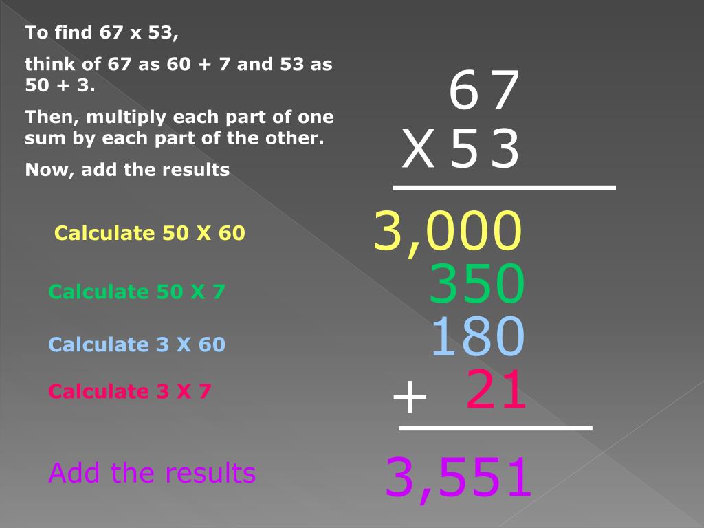 PPT Partial Products Algorithm for Multiplication Using Base 10