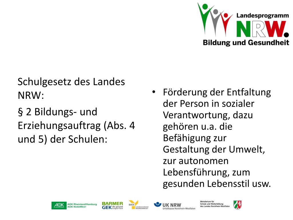PPT Gesundheits und Qualitätsentwicklung in Schulen