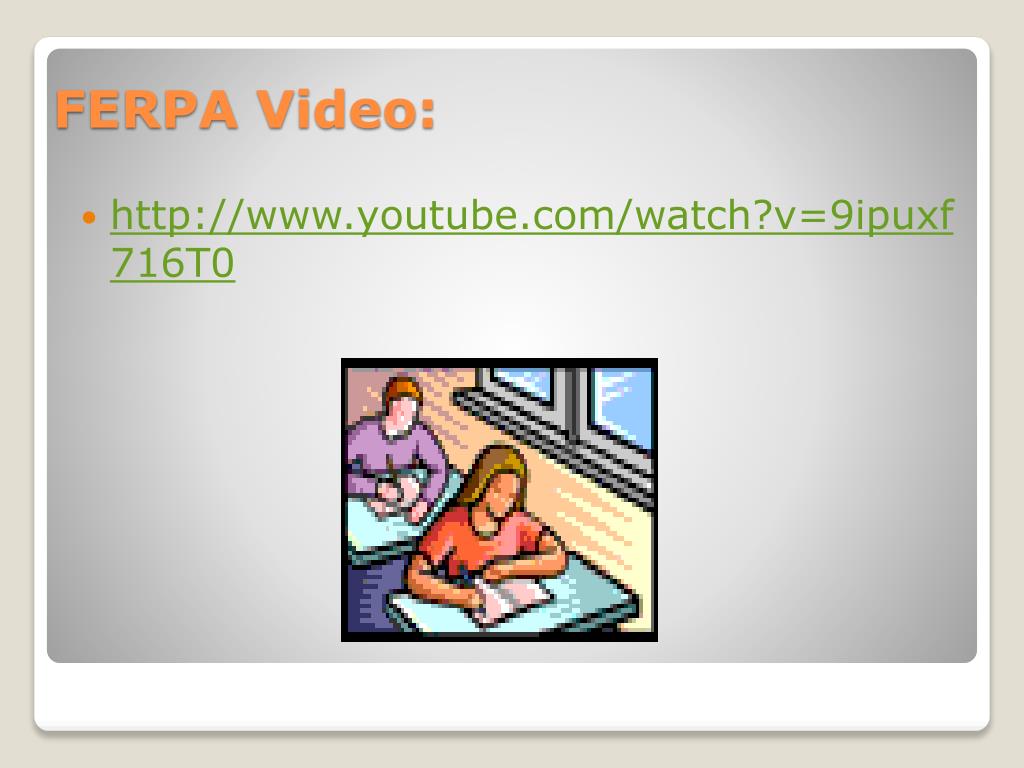 PPT Demystifying the Family Educational Rights and Privacy Act (FERPA