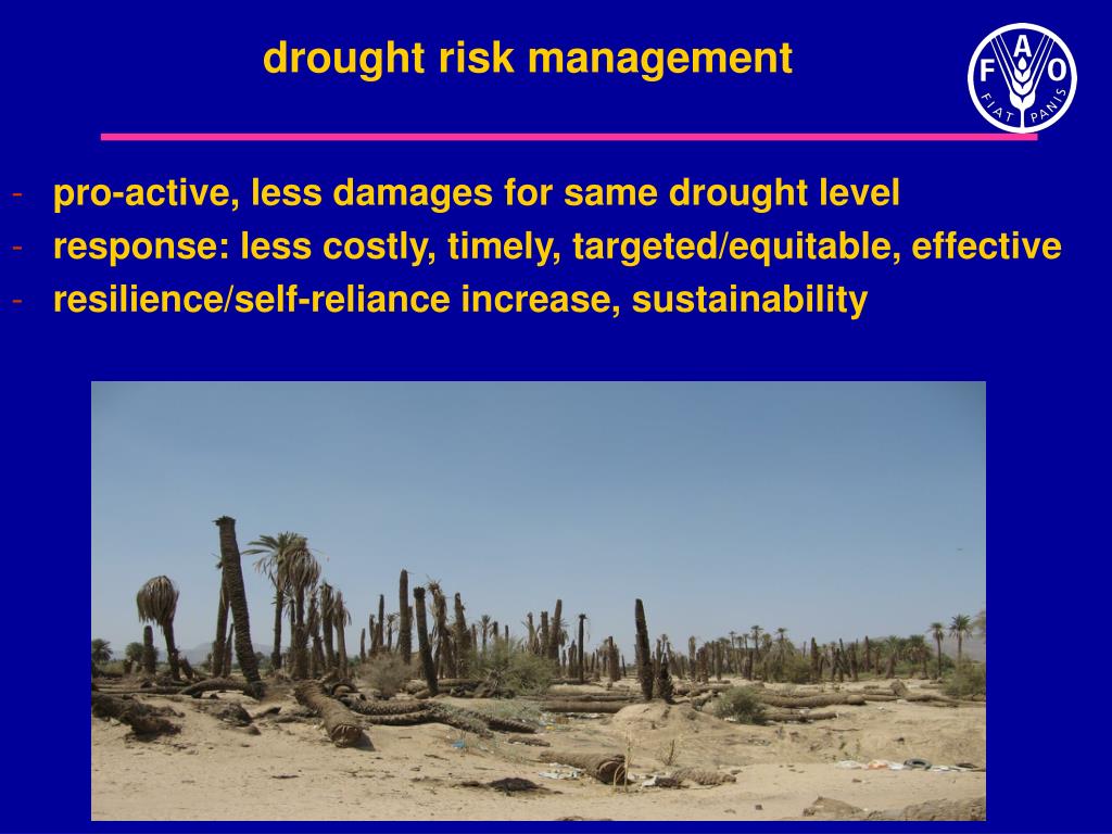 PPT Drought Preparedness Planning an instrument for drought impacts mitigation PowerPoint