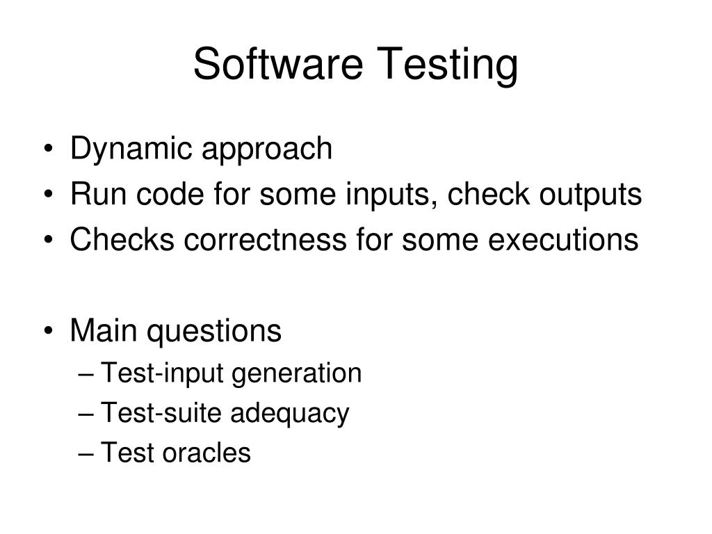 PPT CS527 (Advanced) Topics in Software Engineering (Software