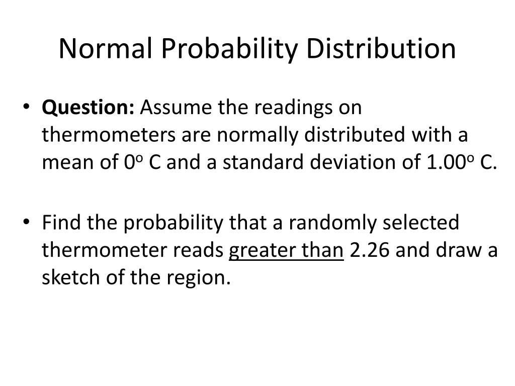 PPT Statistics Normal Probability Distributions