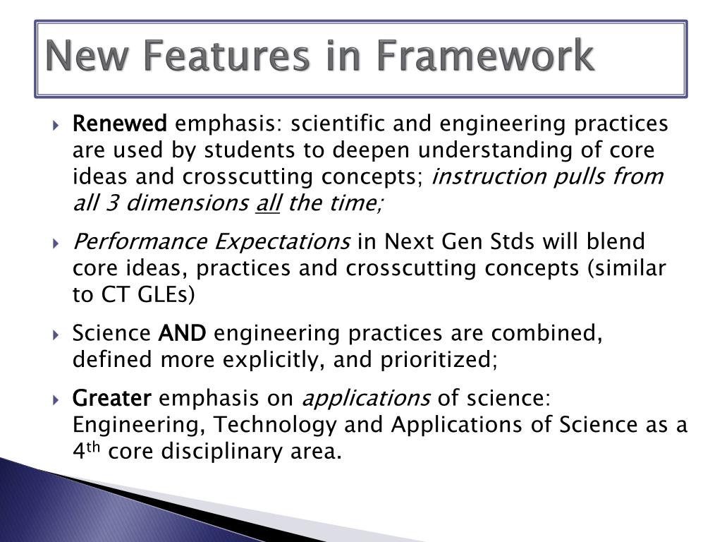 PPT A Framework for K12 Science Education PowerPoint Presentation