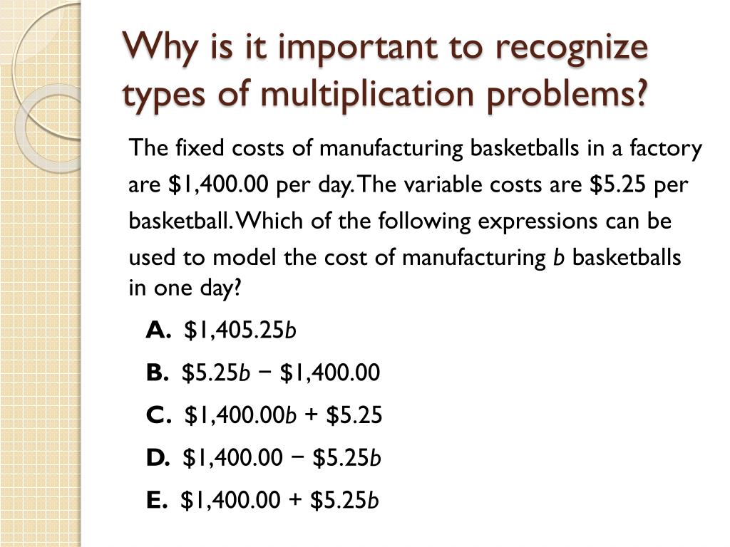PPT Multiplication and Division The Inside Story PowerPoint
