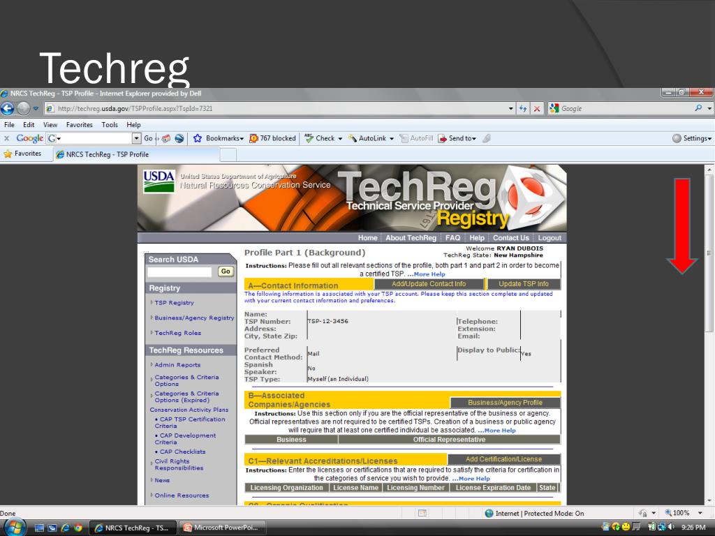 PPT Technical Service Provider (TSP) PowerPoint Presentation